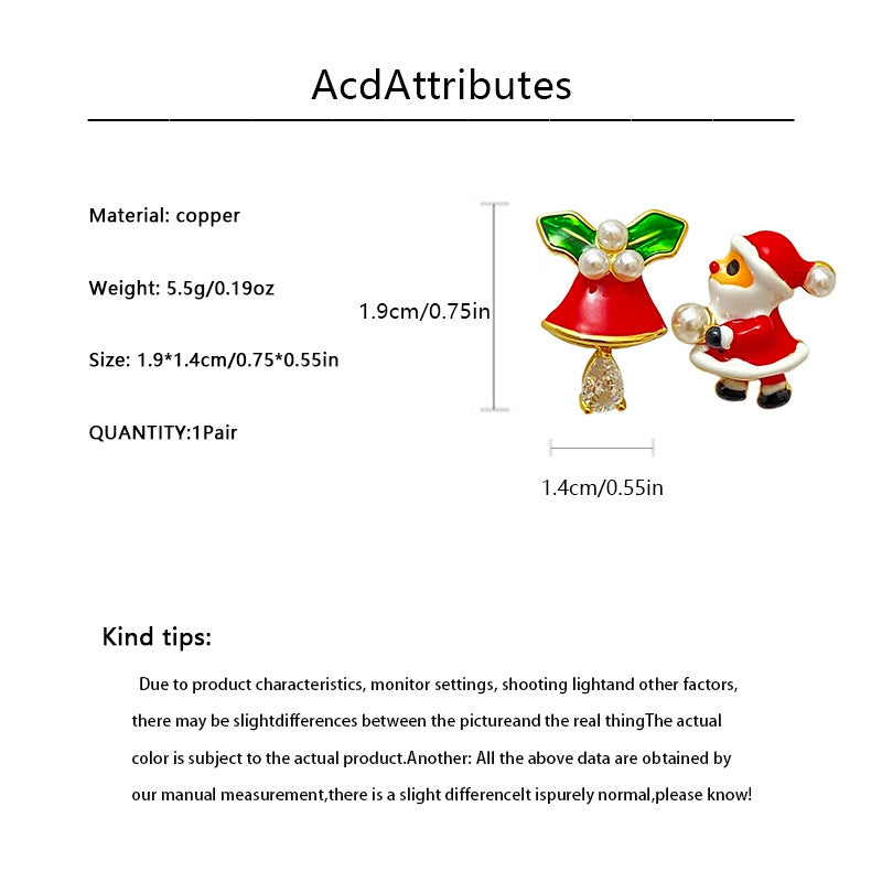 Santa Bell Earrings