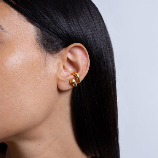 Ear Cuff Signature Doré – Courbes Élégantes
