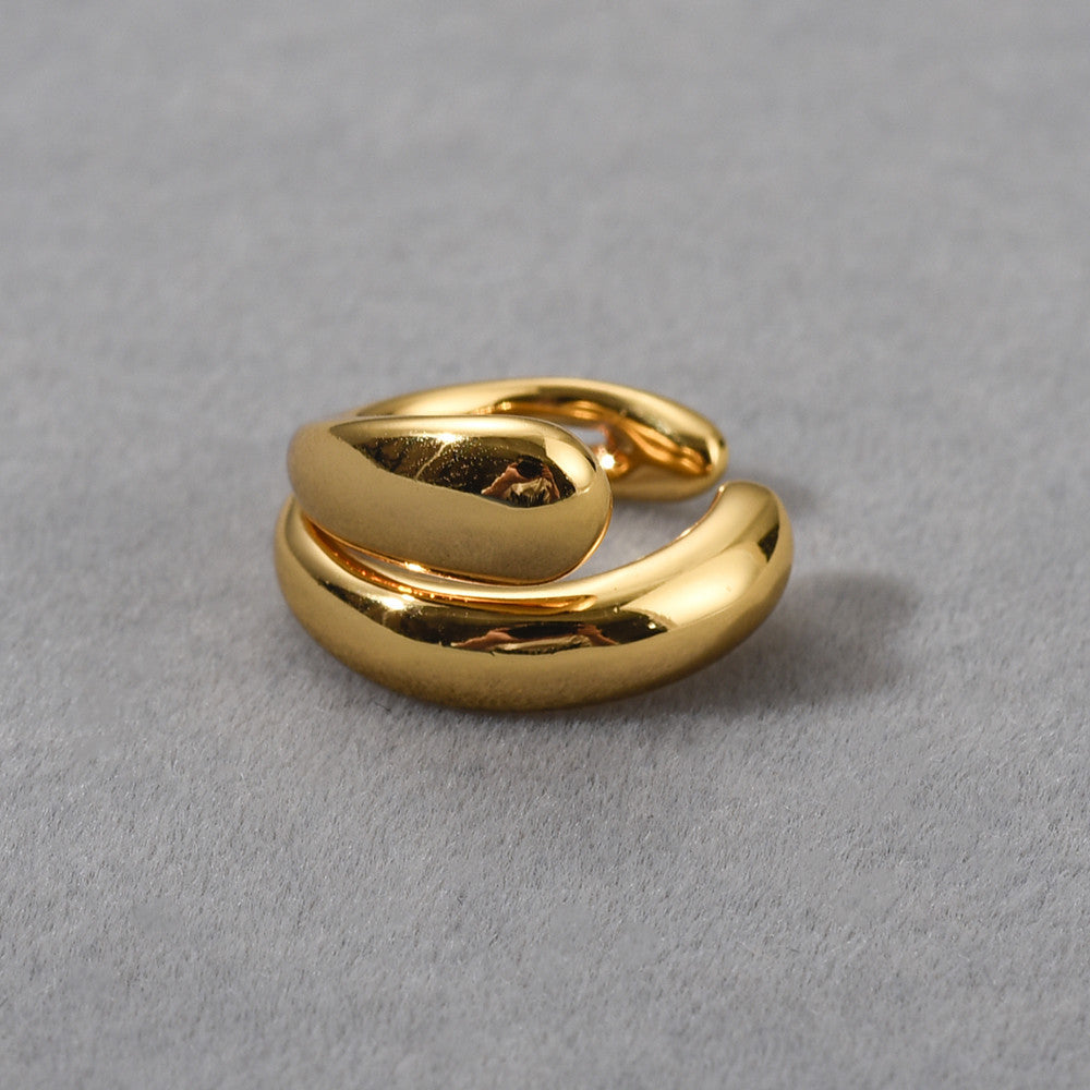 Ear Cuff Signature Doré – Courbes Élégantes